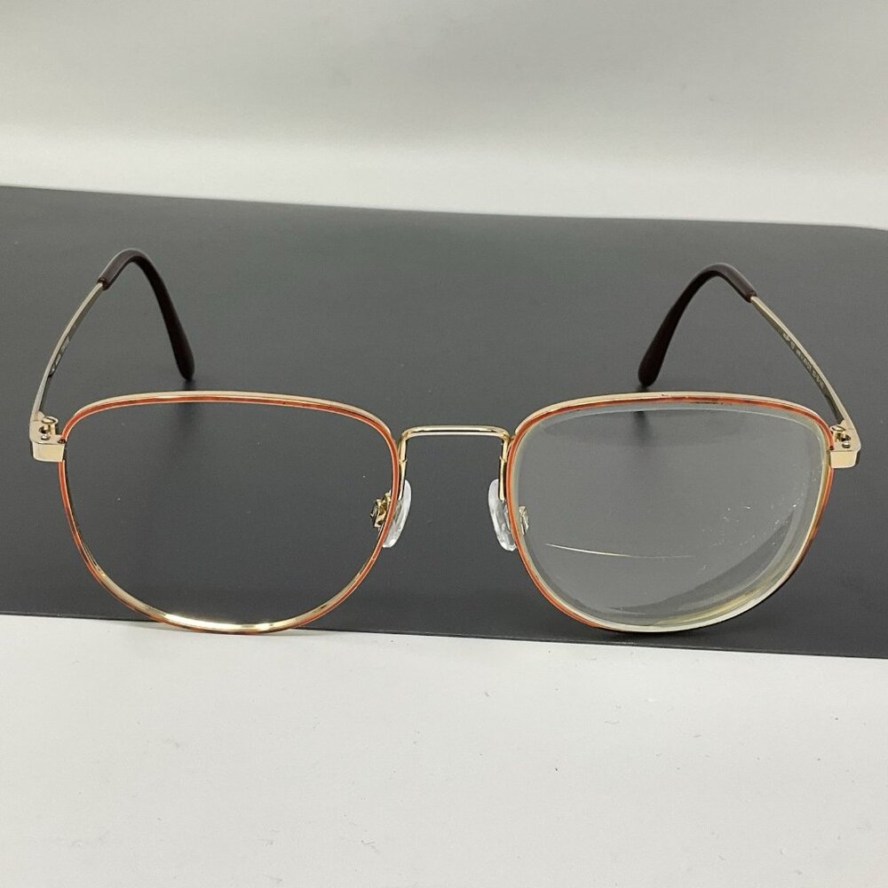 Vintage Marcolin Accuflex Flexon 102 Gold Tortoise Eyeglasses Frame 52 [] 18-140